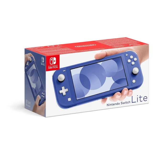 Nintendo Switch Lite Blau - Kompakte Spielekonsole fr unterwegs