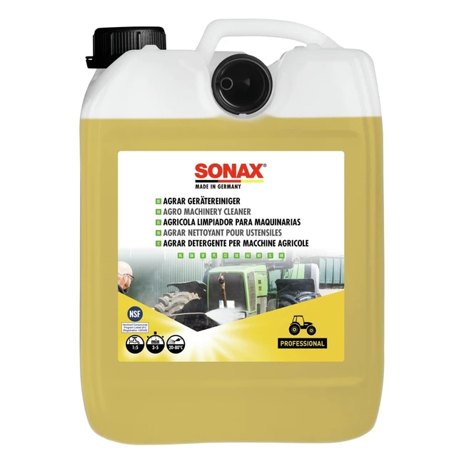 Nettoyant pour ustensiles Sonax Agrar 5000 ml - Puissant et adapt aux vhicul