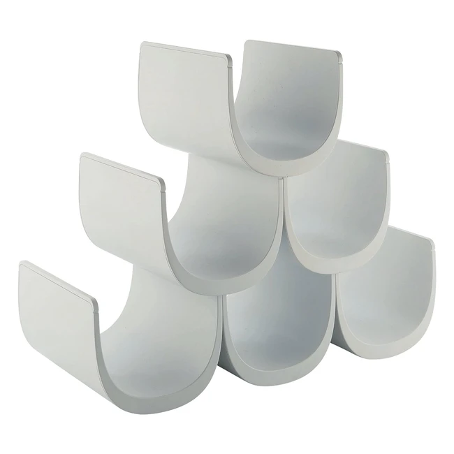 Portabottiglie Alessi NO GIA13 in resina termoplastica bianco - Design modulare 