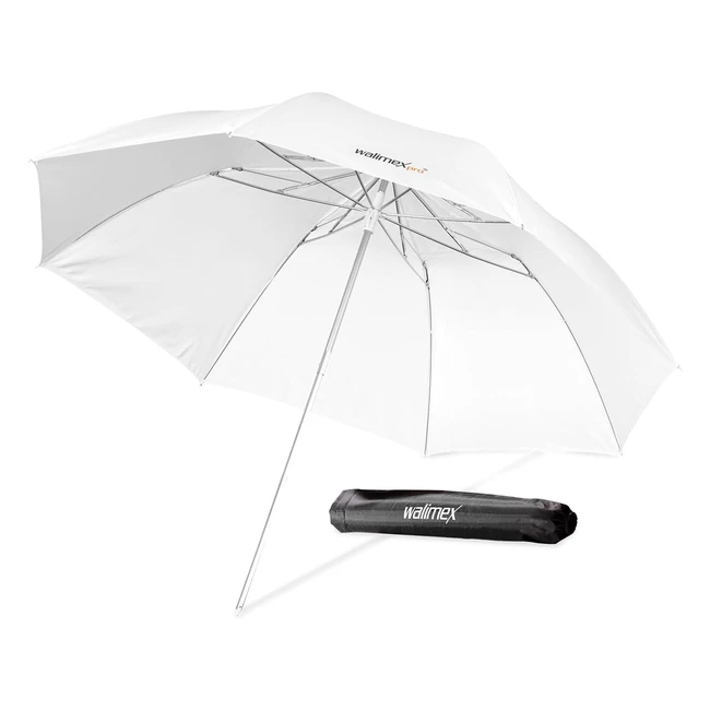 walimex pro mini translucent umbrella 91 cm - compact & portable