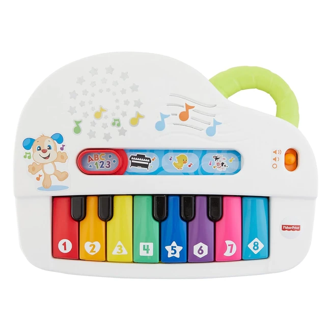 Fisher-Price Babys erstes Keyboard - Tragbares Spielzeugklavier mit 4 Spielmgl