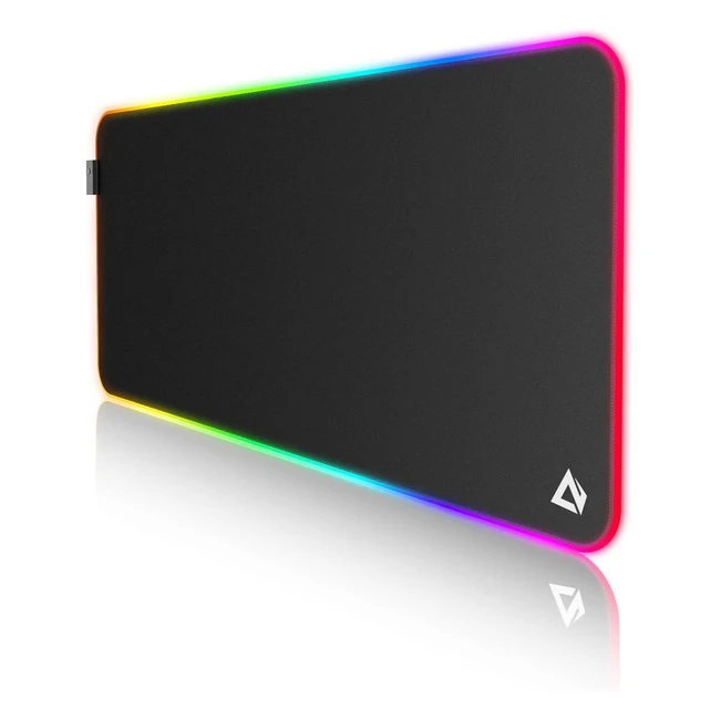 Tappetino Mouse Gaming RGB XXL - Easemo - 900x400x4mm - 11 Modalità Luce - 7 Colori LED - Antiscivolo