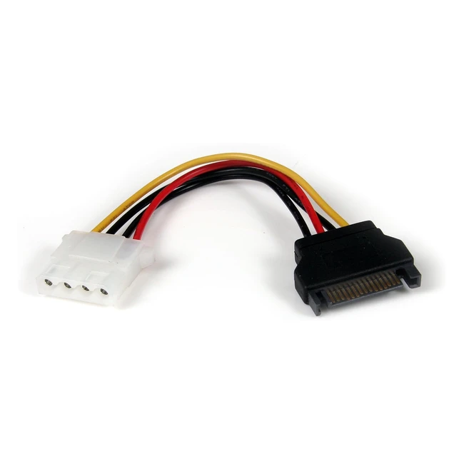 Startechcom SATA to LP4 Power Cable Adapter - Connect IDE Hard Drive - Black