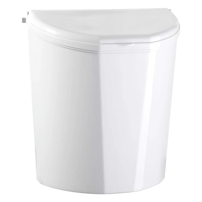 Cubo de Basura Brunner Cesta Pilar XL 10L - Color Blanco