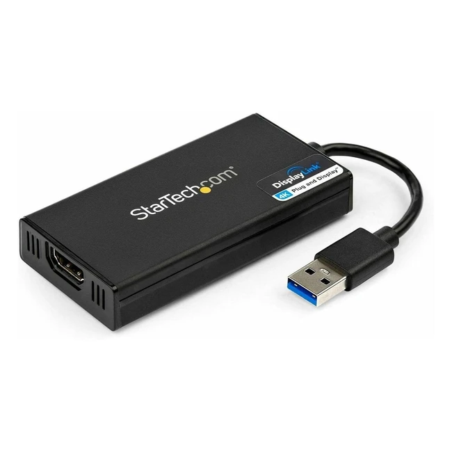 Startechcom USB 30 to HDMI Adapter 4K 30Hz Ultra HD - DisplayLink Certified
