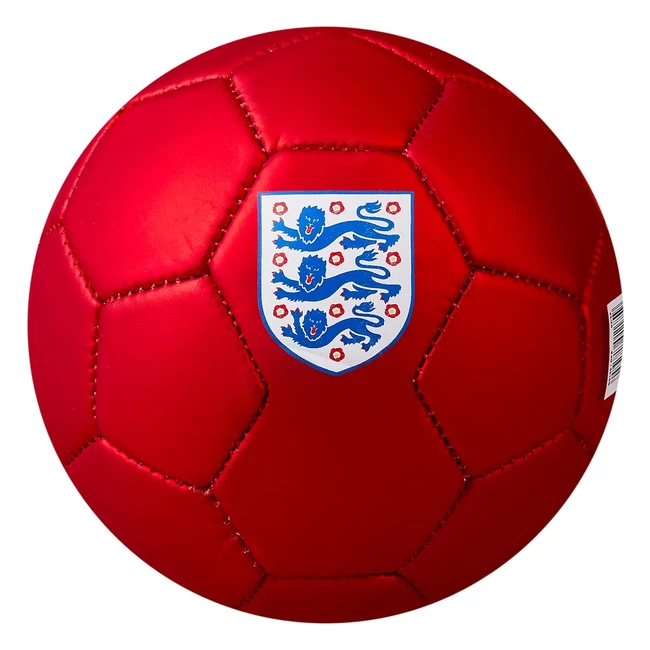 Mitre Unisex England Mini Football Red/White | Official Ball for Skills Development | Ideal Gift