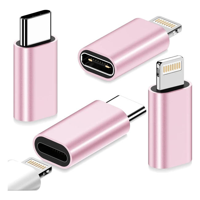 Adattatore Yootech Lightning a USB C per iPhone 15 - Supporto di Ricarica e Tras