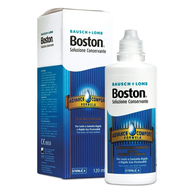 Soluzione Boston per lenti a contatto conservante 120ml - Disinfetta umidifica 
