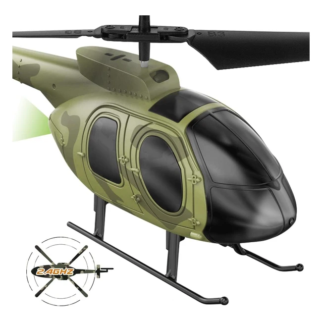 Helicóptero teledirigido Vatos 24G Camuflaje Militar RC Aviones - ¡Compra ahora!