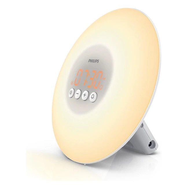 Philips Veil Lumière - Réveil Lumineux avec 10 Réglages d'Intensité Lumineuse - Modèle HF350001