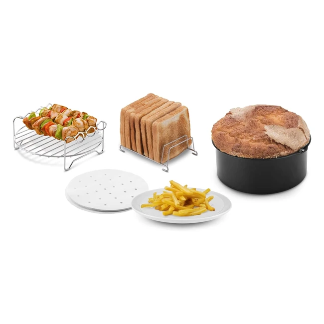Pack 4 accessoires pour friteuse air sans huile UFESA - Réf. 35L - Idéal pour gâteaux, brochettes, grillades et toasts