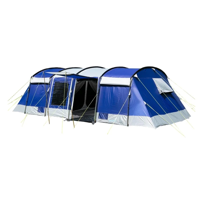 Skandika Tunnelzelt Montana 8 Personen - Camping Zelt mitohne eingenhten Zelt