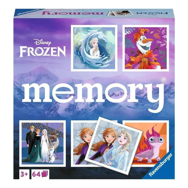 Juego de Memoria Ravensburger Frozen - Edad Recomendada 4 - 64 Cartas - Ref 20