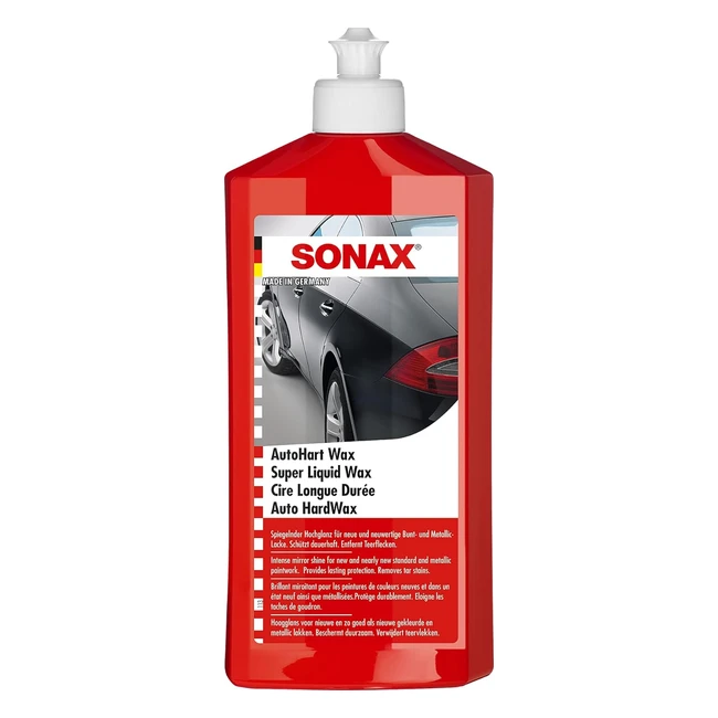 Cire longue dure Sonax 500 ml - Protge et soigne les laques - Rf 030120008