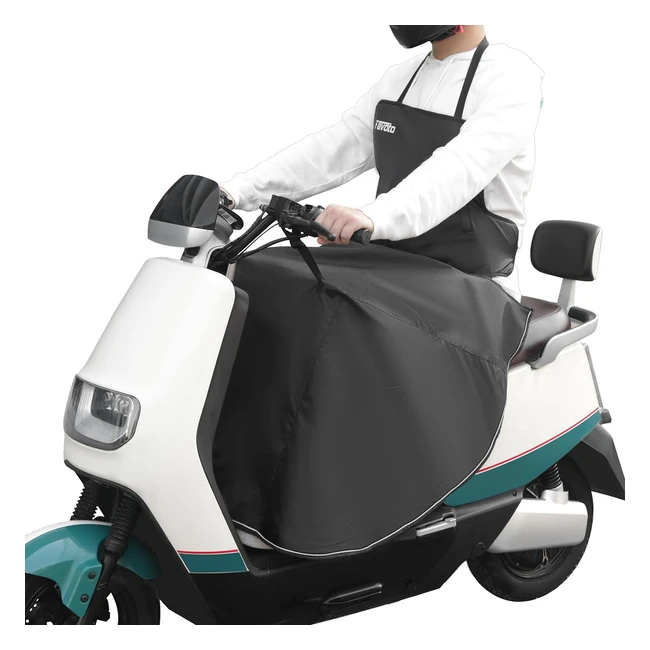 Housse pour jambes de scooter universelle Favoto DHiver avec pochette tlphone bande rflchissante