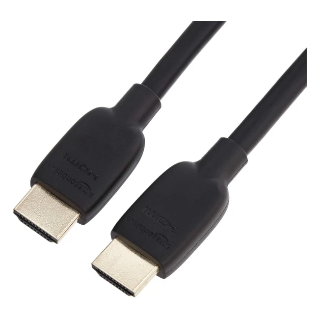 Câble HDMI 8K 48Gbps 18m Noir Amazon Basics - Haute Définition