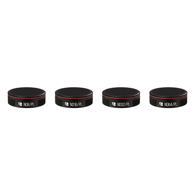 Freewell Bright Day Filtro 4Pack ND8PL ND16PL ND32PL ND64PL per Mavic Air - Qual
