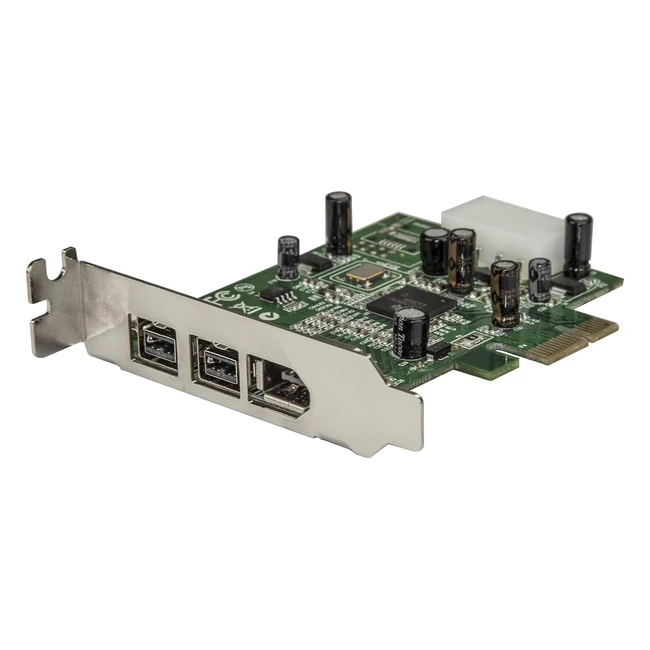 Startechcom 3 Port 2B 1A Low Profile 1394 PCI Express Firewire Card Adapter - PC