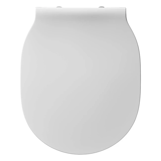 Ideal Standard ConceptConnect Air Soft Close Toilet Seat - White | Slow Close Function | Quick Release | Improved Hygiene