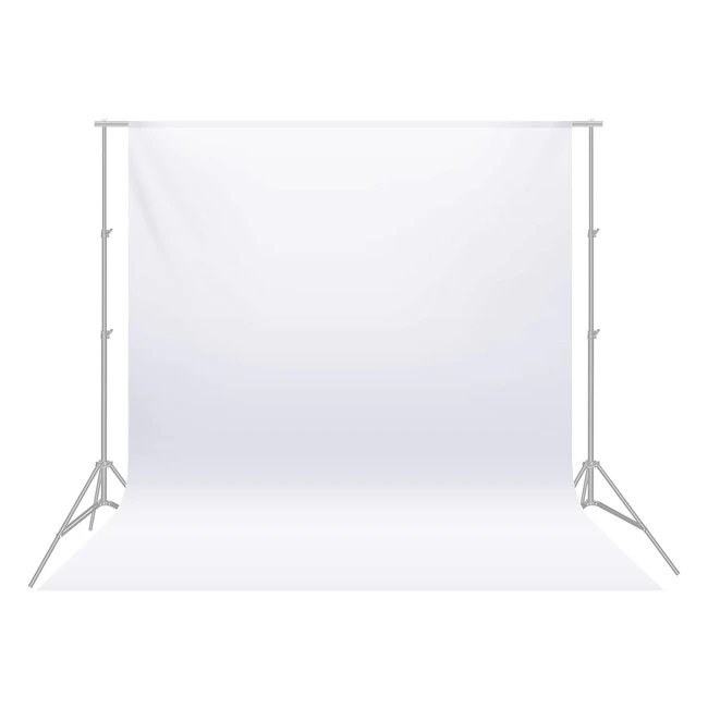 Toile de fond Neewer 18x28m studio photo 100 mousseline pure pliante blanche