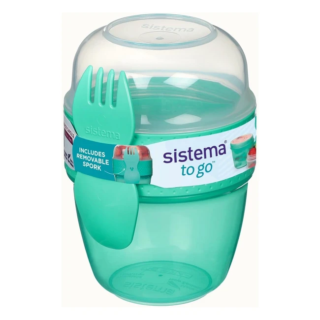 Bote  lunch Sistema Snack Capsule 515ml - Coloris assortis - Compartiments s