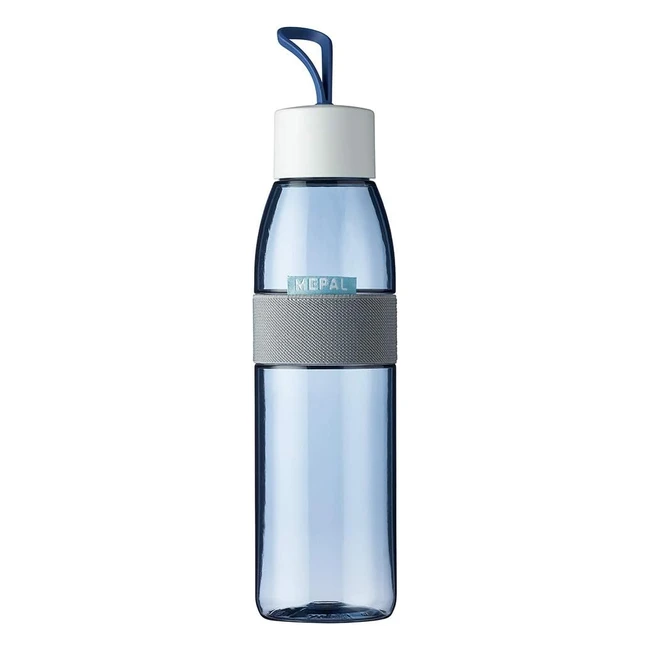 Mepal Bouteille d'eau Ellipse 500ml - Boisson Gazeuse - Sans BPA - Nordic Denim