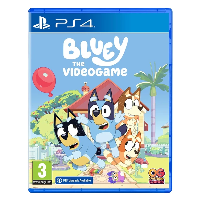 Bluey The Videogame PS4 - Join the Fun with Bluey and Her Family - Interactive Episodes - Iconic Locations