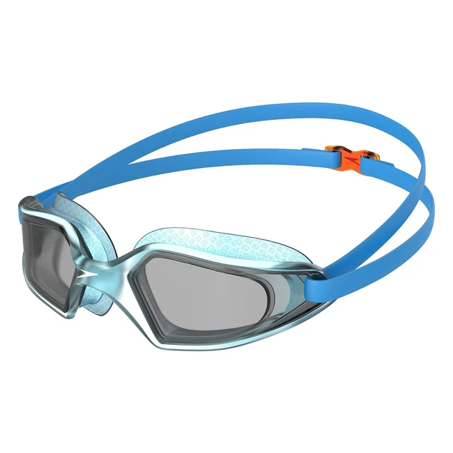 Speedo Kinder Schwimmbrille Hydropulse Junior 1er Pack - Weitwinkellinsen, super weiche Dichtungen, doppeltes Silikon-Kopfband
