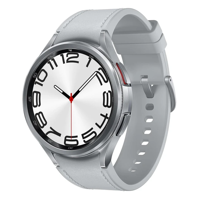 Samsung Galaxy Watch6 Classic Smartwatch - Health Functions Fitness Tracker - LTE 47mm Silver - 36 Monate Garantie - Exklusiv bei Amazon