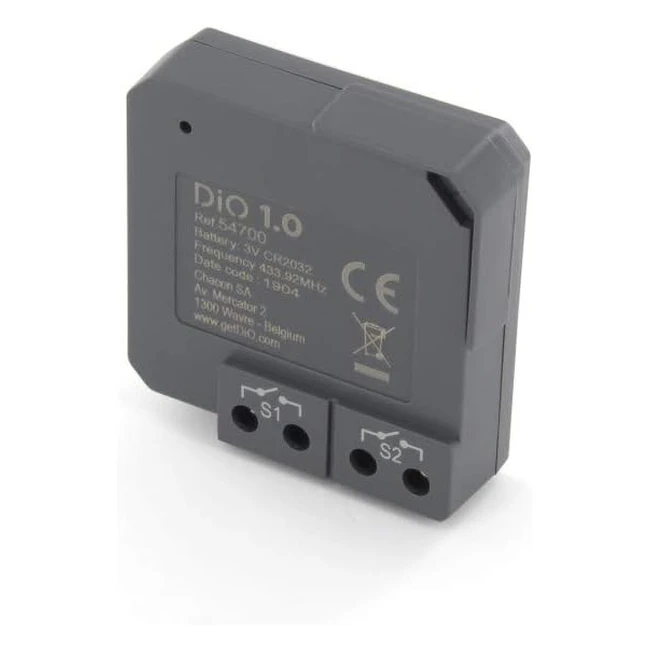 Micromodule interrupteur sans fil DIO Connect - Porte radio 50m - Garantie 2