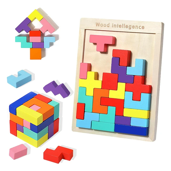 Giocattoli in legno Montessori 3 anni Puzzle 30 pezzi