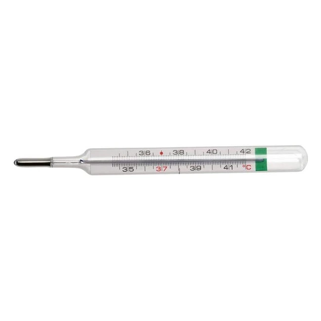 VedoEcoPlus Glass Thermometer - Traditional, Mercury-Free, Easy to Read