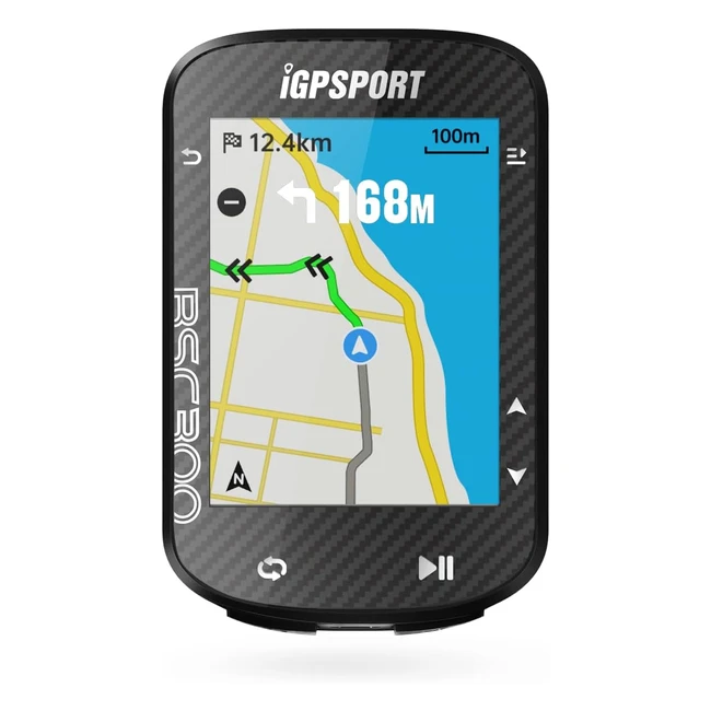 Ciclocomputer GPS iGPSPORT BSC300 Schermo LCD a Colori - Mappe Offline - Batteri