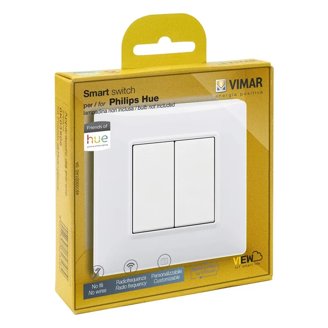 Vimar 0K0390604 Plana Philips Friends of Hue - Kit Switch Wireless Bianco