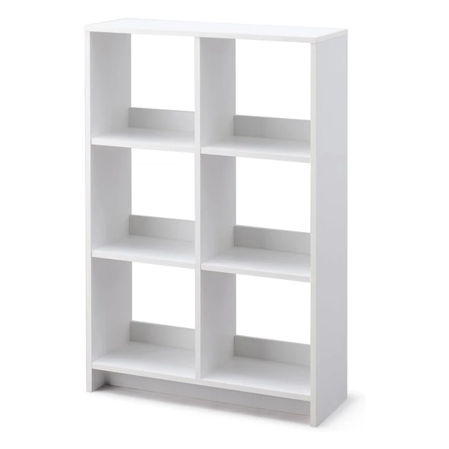 Libreria Cubescaffale a Giorno in LegnoMobile WOS6 Quercia Bianco