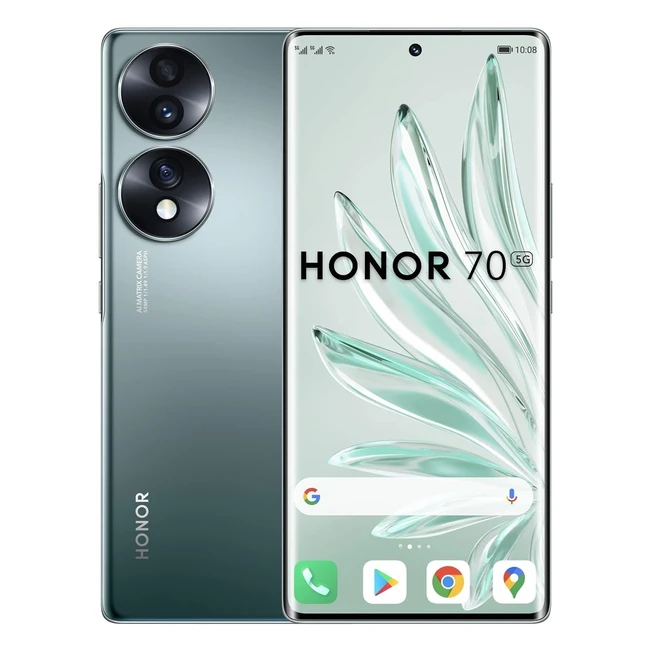 Honor 70 Smartphone 5G Unlocked 8256GB 54MP Triple Camera 120Hz OLED Screen Andr