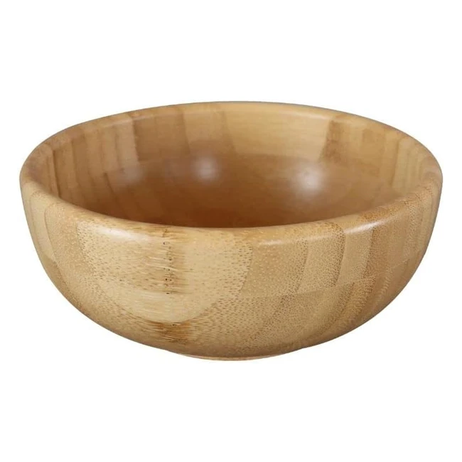 Cuenco de bambú Pandoo - Juego de tazón de fruta - Cuenco de madera decorativo - 14 cm