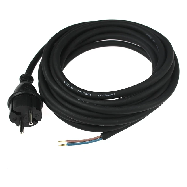 Cable de Conexión Schwabe 5m 230V 16A H07RNF 2x10 - Alta Calidad y Seguridad