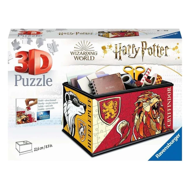 Ravensburger Puzzle 3D Boite de Rangement Harry Potter 216 pices - Assemblage Fa
