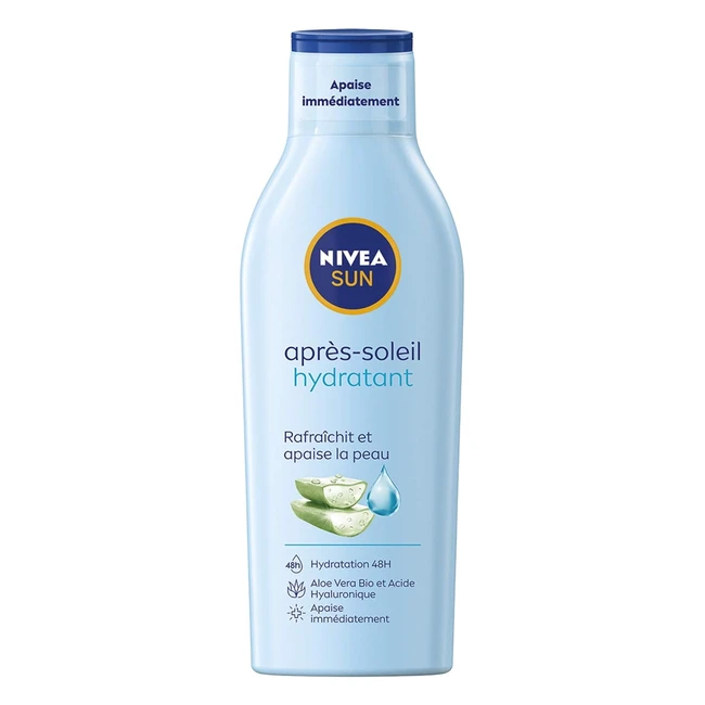 Nivea Sun Latte Doposole Idratante 200ml - Aloe Vera Bio - Idratazione Intensa