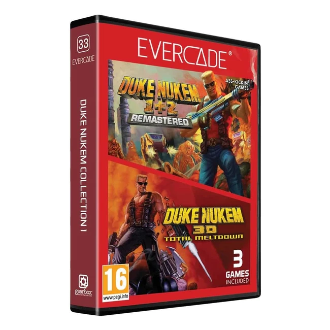Evercade Duke Nukem Collection 1 - Cartouche Evercade N33 - Jeux Remasteriss