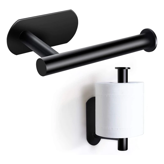 Porte papier toilette mural en acier inoxydable sans perçage - Support premium pour cuisine et salle de bain