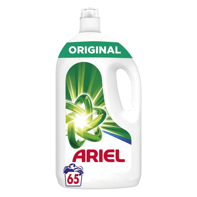 Ariel Original Detergente Liquido 65 Lavados - Mayor Eficacia en Limpieza Ropa en Frio