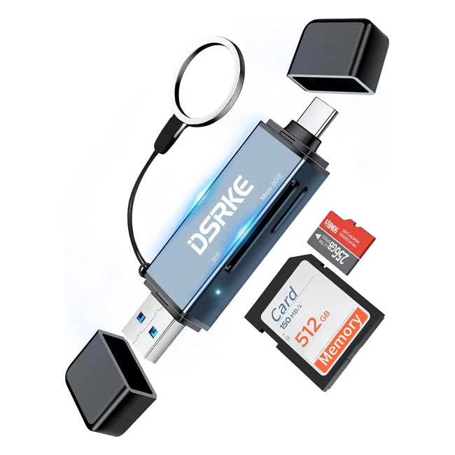 Lector Tarjetas SD USB C 30 DSRKE - Transferencia Rpida - Compatible con PC 