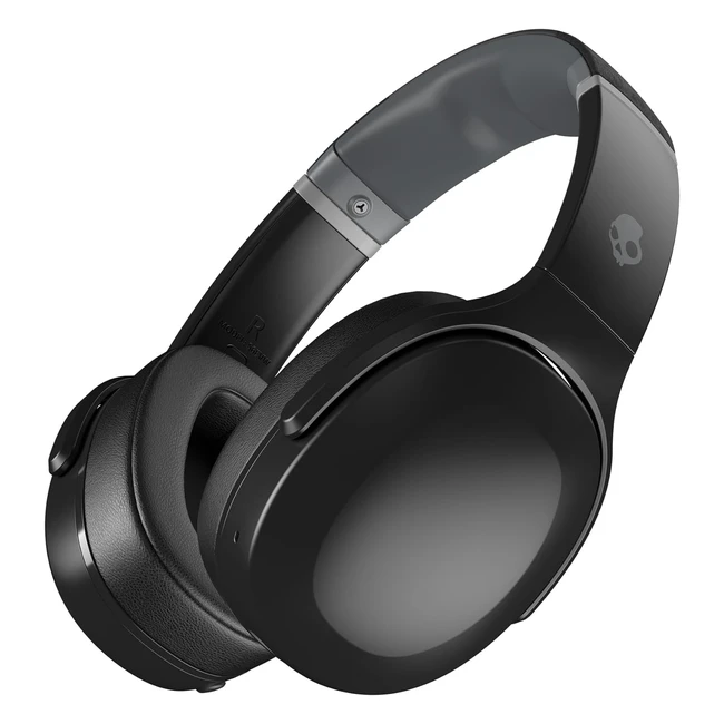 Skullcandy Crusher Evo Over-Ear Wireless Headphones - Sensory Bass - 40 Stunden Batterielaufzeit - Mikro kompatibel mit iPhone Android und Bluetooth-Geräten - Schwarz