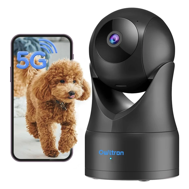 Owltron Indoor Camera 5MP Security Camera 5GHz 24GHz  Home Security Camera with