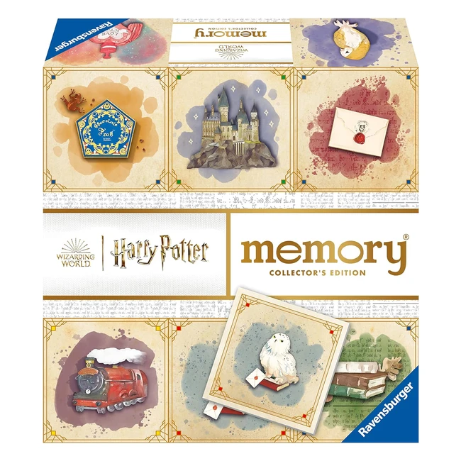 Juego de Mesa Ravensburger Memory Harry Potter 64 Tarjetas - Edicin Coleccioni