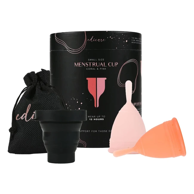 Coupes menstruelles Edicare Special Edition - Qualité médicale, réutilisable et lavable