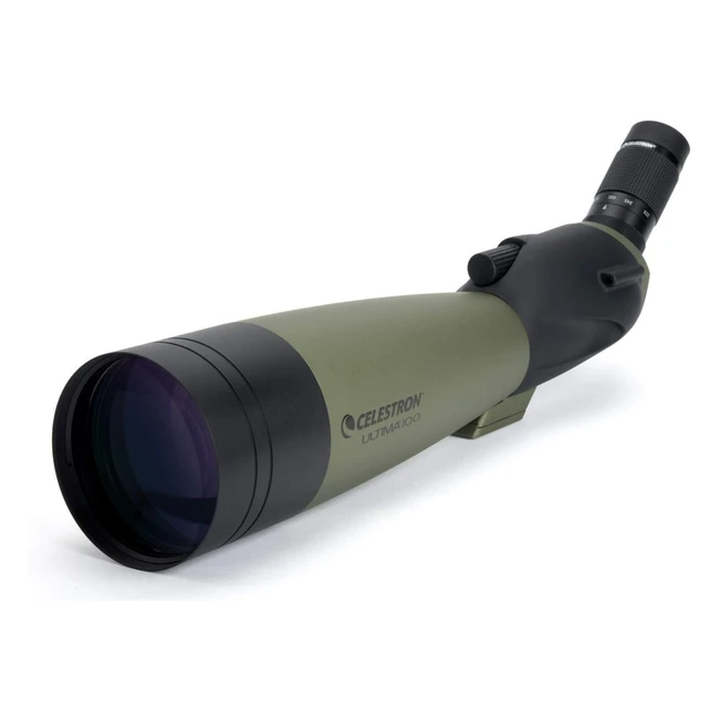 Celestron Longuevue Angulaire Ultima 100 Oculaire Zoom 22 66x100mm - Observation Oiseaux Faune Paysages Chasse - Tanche Antibue