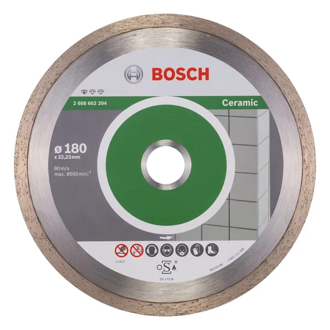 Disco Tronzador Diamante Bosch Professional 180x2223x16mm - Cermica y Piedra A